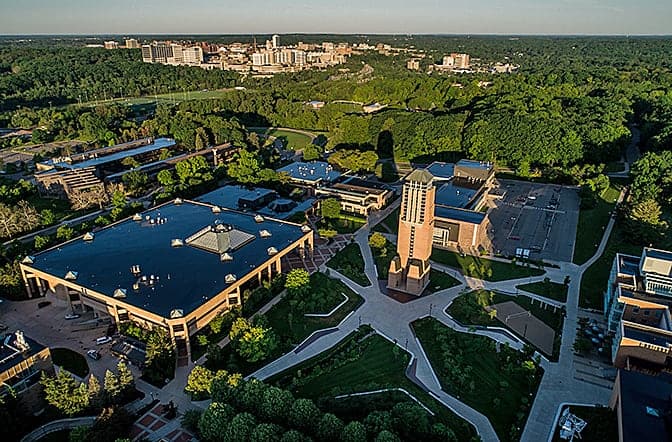 image of North Campus aerial