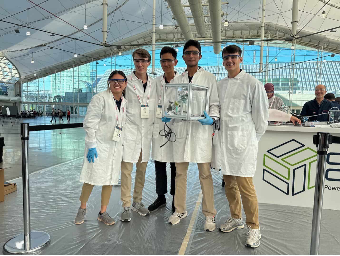 Inaugural ChemE Cube team places 2nd at nationals